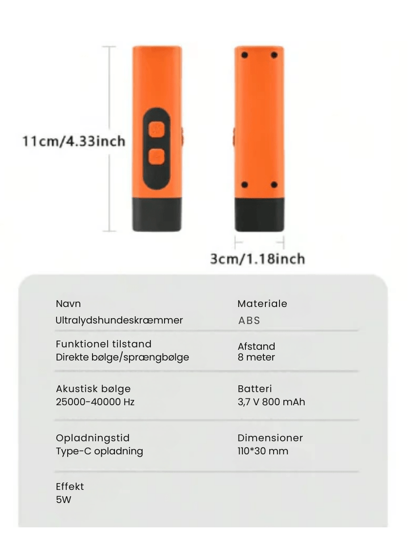 BarkShield™ – Stop gøen straks & træn din hund på en skånsom måde!