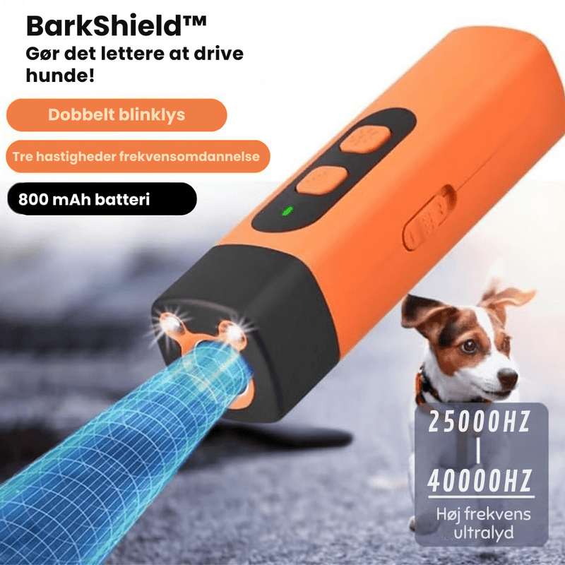 BarkShield™ – Stop gøen straks & træn din hund på en skånsom måde!