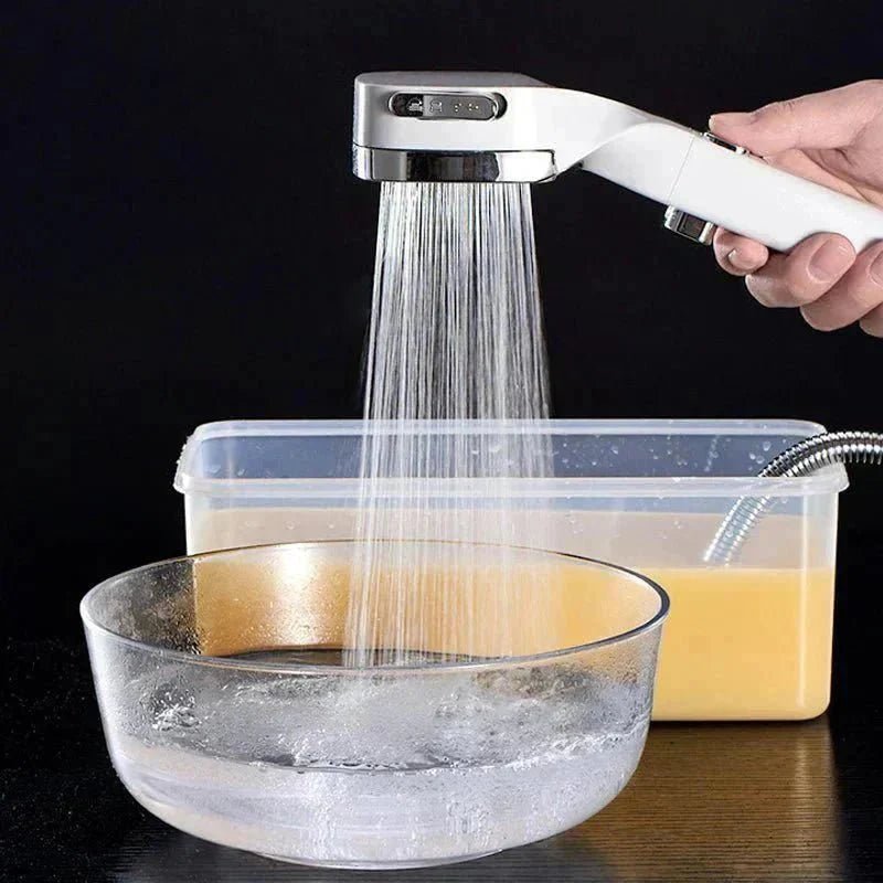 AquaPulse™ - Showerhead with 4 settings and on/off switch - Levora