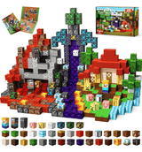 BrainiBlocks™ (200 stk) – Magnetisk Byggeleg for Kreative Sind! - Azora