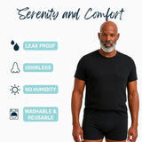 DryGuard™ - Ultra - absorberende inkontinens boksershorts - Azora