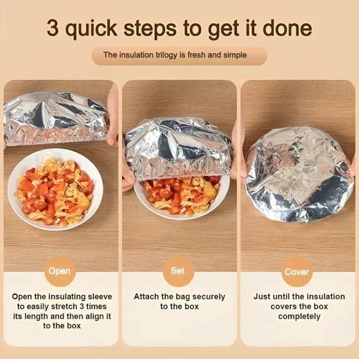 MealGuard™ ( 50+50 GRATIS) - Houd je maaltijden langer warm en vers! - Azora