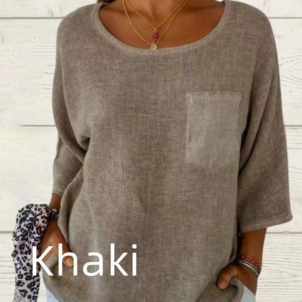 Naomi© - Luchtig, katoenen shirt voor de zomer - Azora