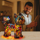 PawGlow™ - Hundelampe i harpiks – kunstnerisk og dekorativ - Azora