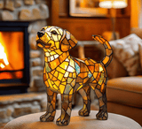 PawGlow™ - Hundelampe i harpiks – kunstnerisk og dekorativ - Azora