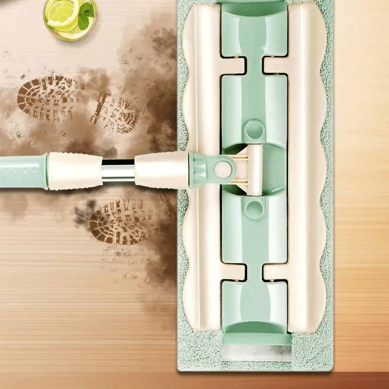 SteelMop Pro™ - Flad moppe med rustfri stål skaft - Azora