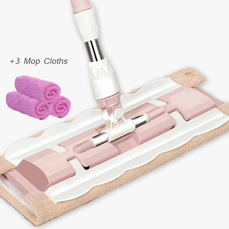 SteelMop Pro™ - Flad moppe med rustfri stål skaft - Azora