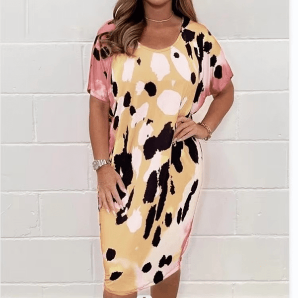 WildEase™ - Casual kjole med leopardprint - Azora